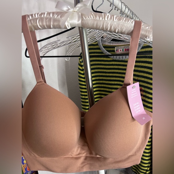 H&M Muave brown Soft Adjustable padded seamless no-wire balconate bra - Picture 4 of 5